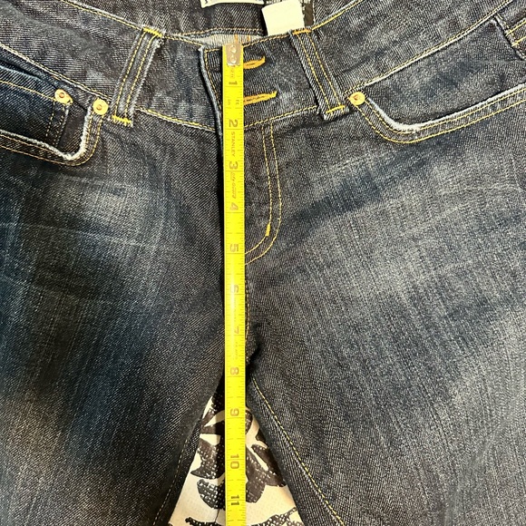 Red engine vintage original jeans capri size 29 - Picture 4 of 6